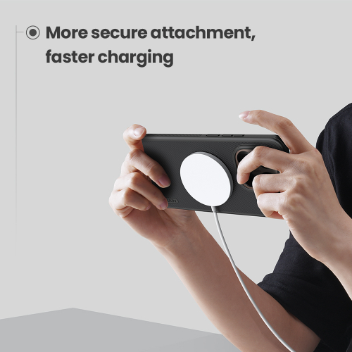 Чехол от Nillkin c поддержкой MagSafe для Xiaomi 15T Pro, серия Super Frosted Shield Pro Magnetic Case