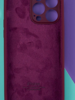 Накладка iPhone 14 Pro Max силикон бургунди