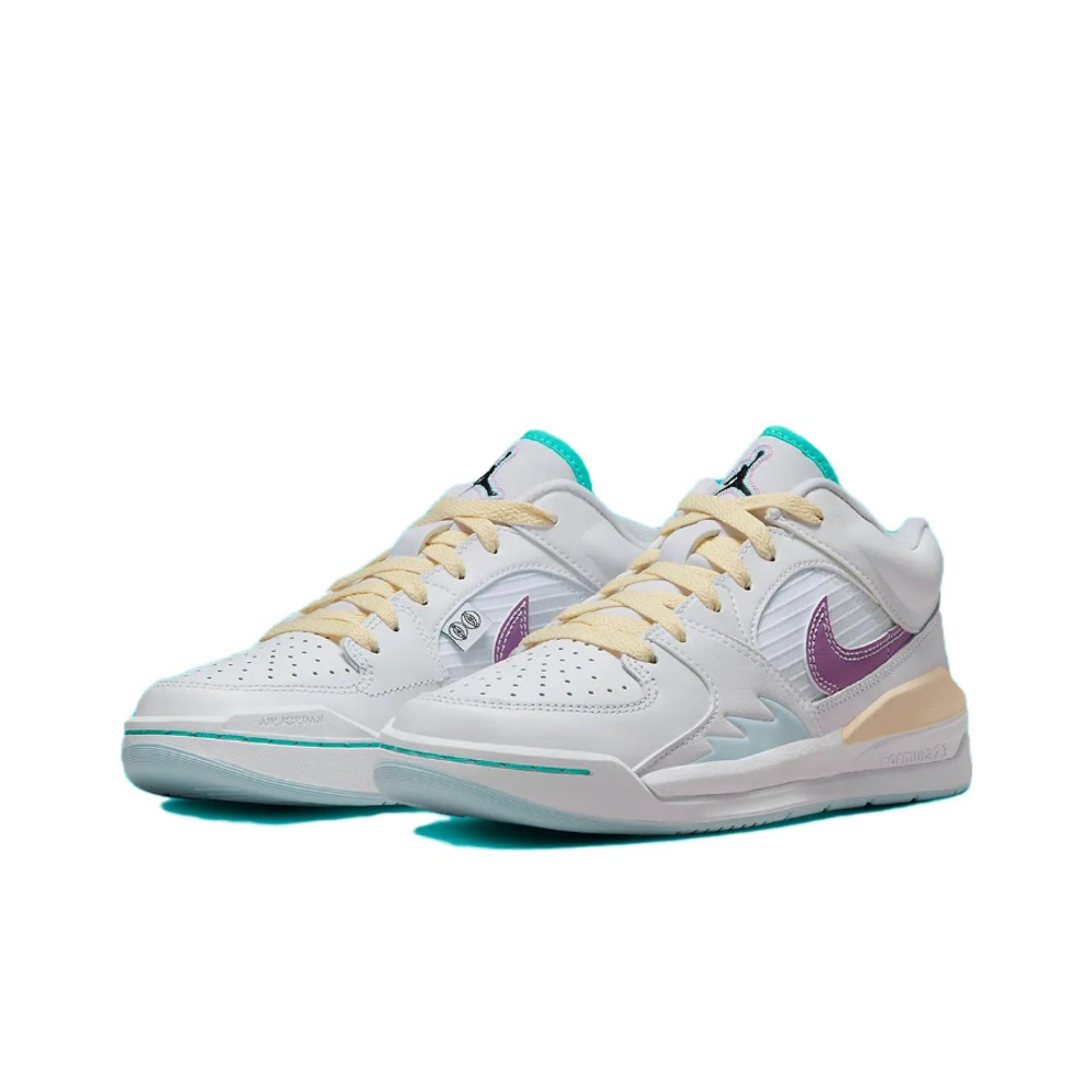 Женские кроссовки Air Jordan Stadium 90 'White Yellow Purple' FV3624‑151