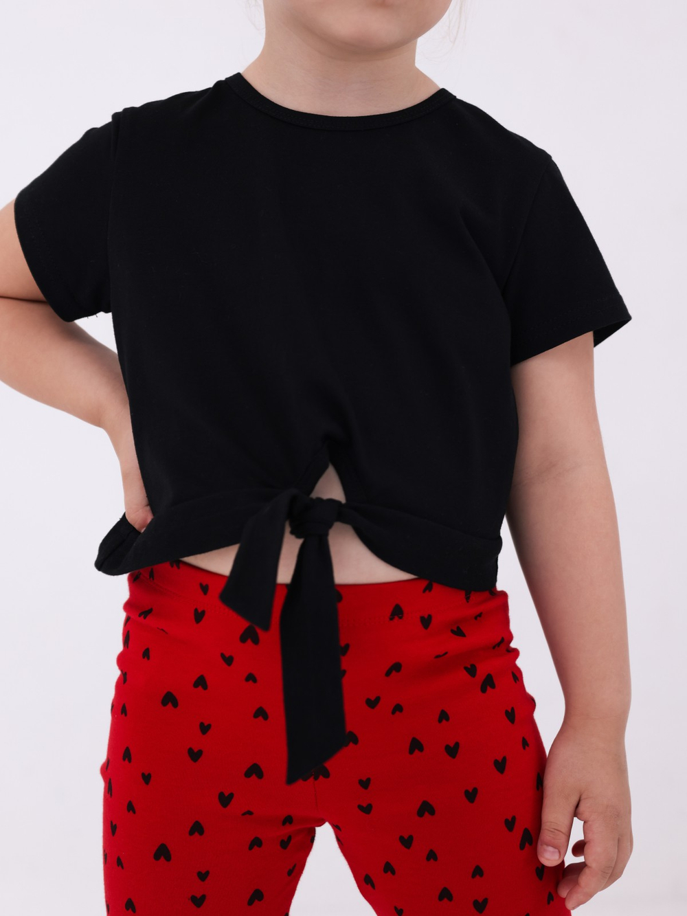 Блузка для девочки, модель №1, рост 116 см, черная