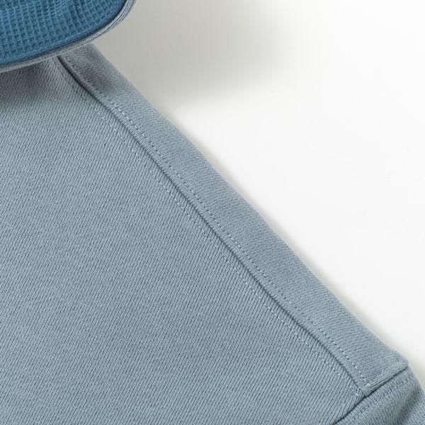 Худи Zip HTF серо-зеленый/изумрудный - фото 10