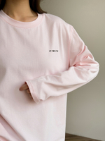 Лонгслив oversize с надписью