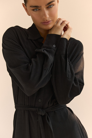 Платье-рубашка MYKONOS Чёрный