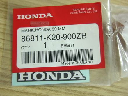 86811-K20-900ZB. MARK, HONDA (50MM) *TYPE1*. HONDA
