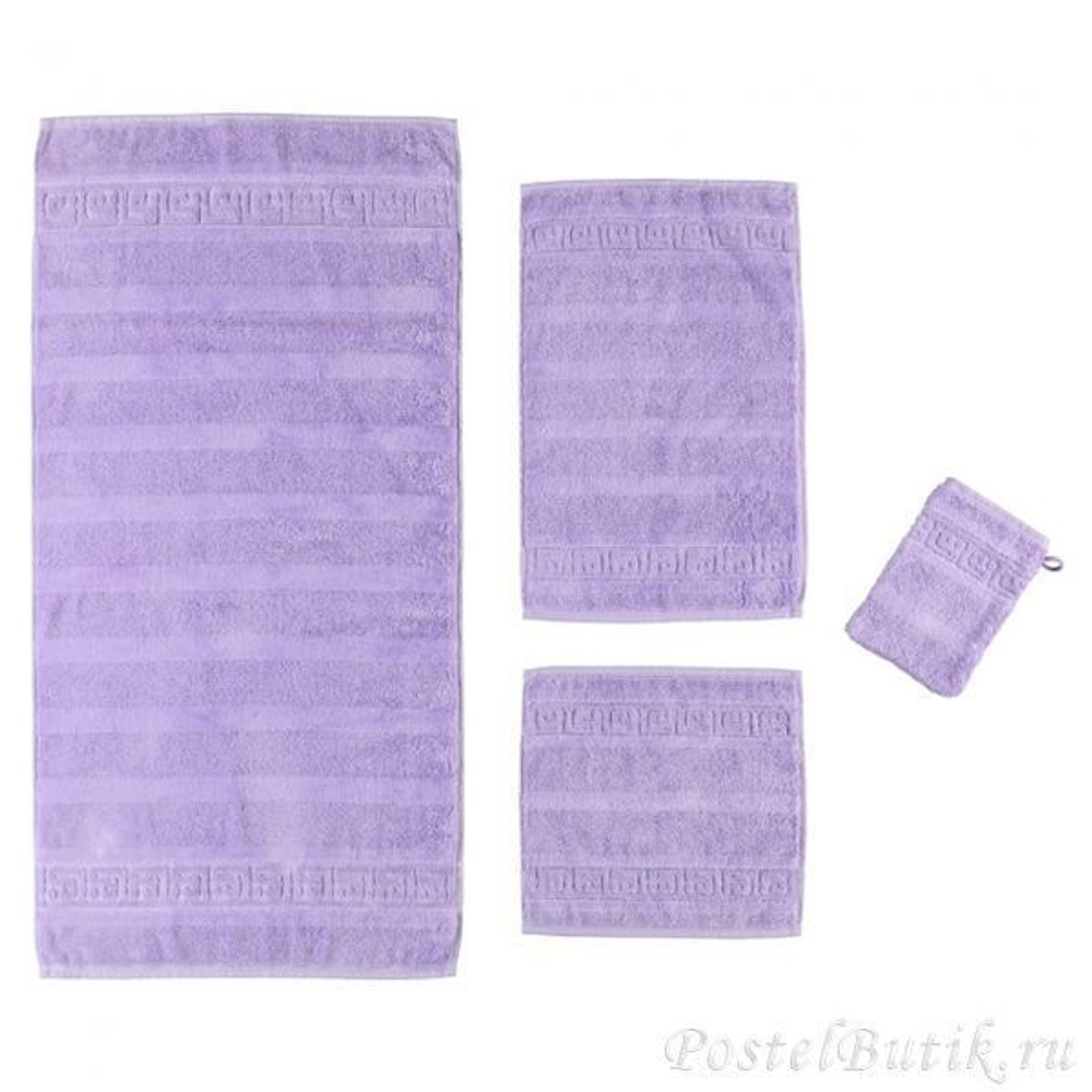 Полотенце 80х160 Cawo Noblesse 1001 сиреневое