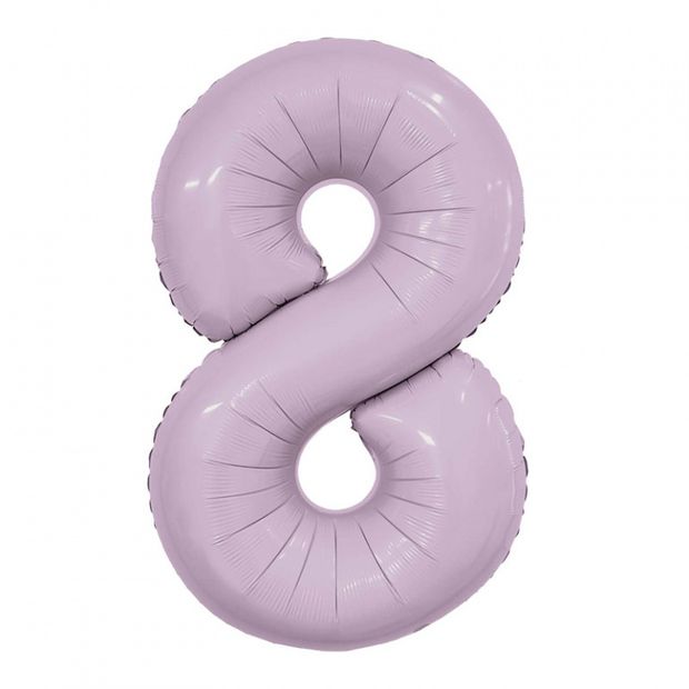 Agura Шар 40" / 102 см "Цифра 8" Орхидея Slim (БГ-60)