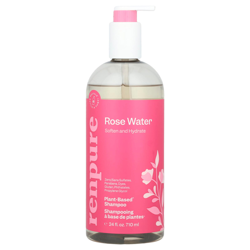 Renpure, Шампунь на растительной основе, розовая вода, 710 мл (24 жидк. унц.)