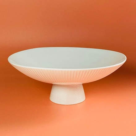 Lenardi 305-093 Фруктовница 32см на ножке VERONA в под.уп.(х4)Фарфор