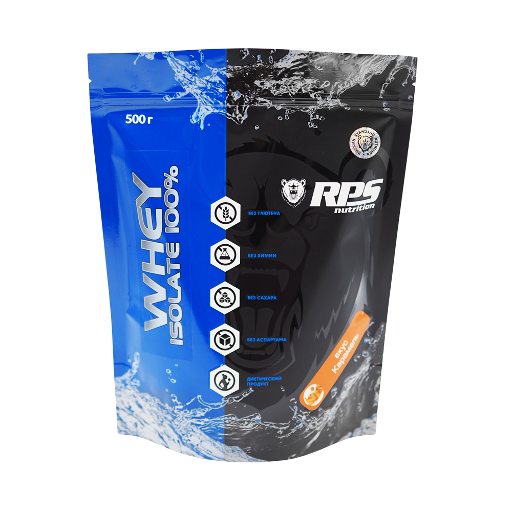 ПРОТЕИН-ИЗОЛЯТ 500г ПАКЕТ, WHEY ISOLATE RPS NUTRITION