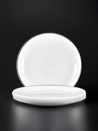 Тарелка молированная "WhitE" Ф210, круглая