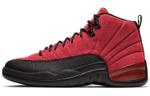 Jordan Air Jordan 12 retro "varsity red" reverse fall ill shock absorption breathable non-slip mid-top retro basketball shoes men's black and red