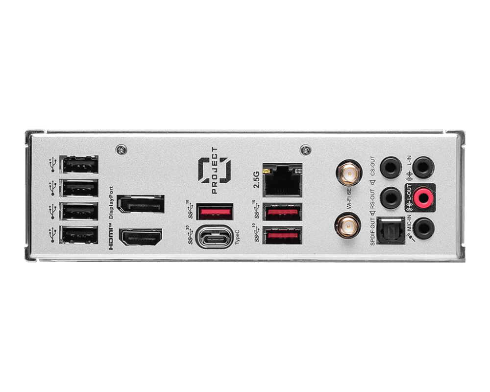 Материнская плата MSI B760M PROJECT ZERO LGA1700 B760 4xDDR5 4xSATA3 RAID 2xM.2 HDMI DP mATX