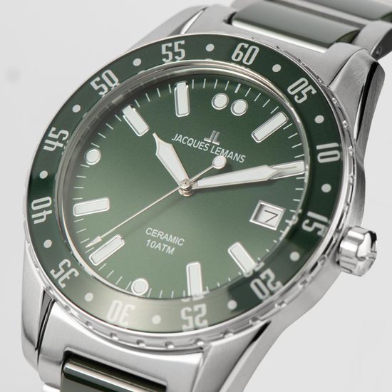 Часы мужские Jacques Lemans 42-10C High Tech Ceramic close up