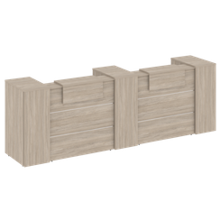 Onix Ресепшн O.R-K-13 Дуб Аттик 3652*766*1187