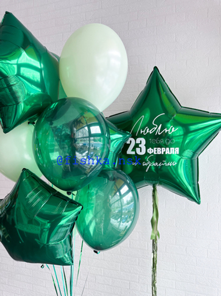Гелиевые шары на 23 февраля № 97