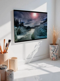 Картина на стену 40 X 50 Зимняя река