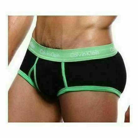 Мужские трусы брифы Calvin Klein 365 Black Green CK14202