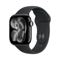 Умные часы Apple Watch Series 11, 46 mm, Jet Black Aluminum Black Sport Band M/L