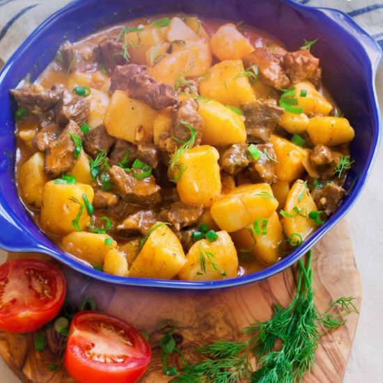 Мясо Алтайского Марала томленое в печи ж/б 338г.