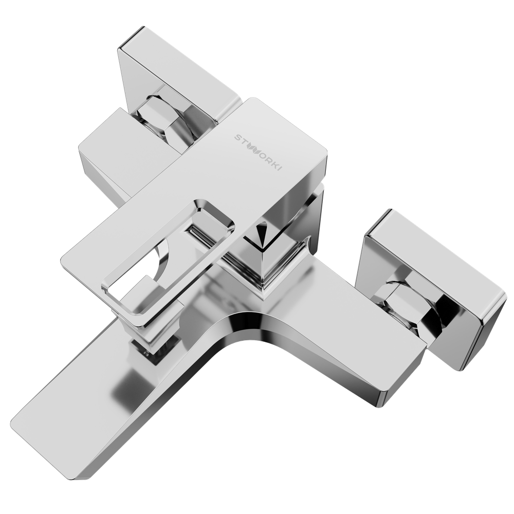 Смеситель для ванны с душем STWORKI Хедмарк S38100CR хром