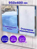 Огнеупорное керамическое волокно с экраном из нержавейки