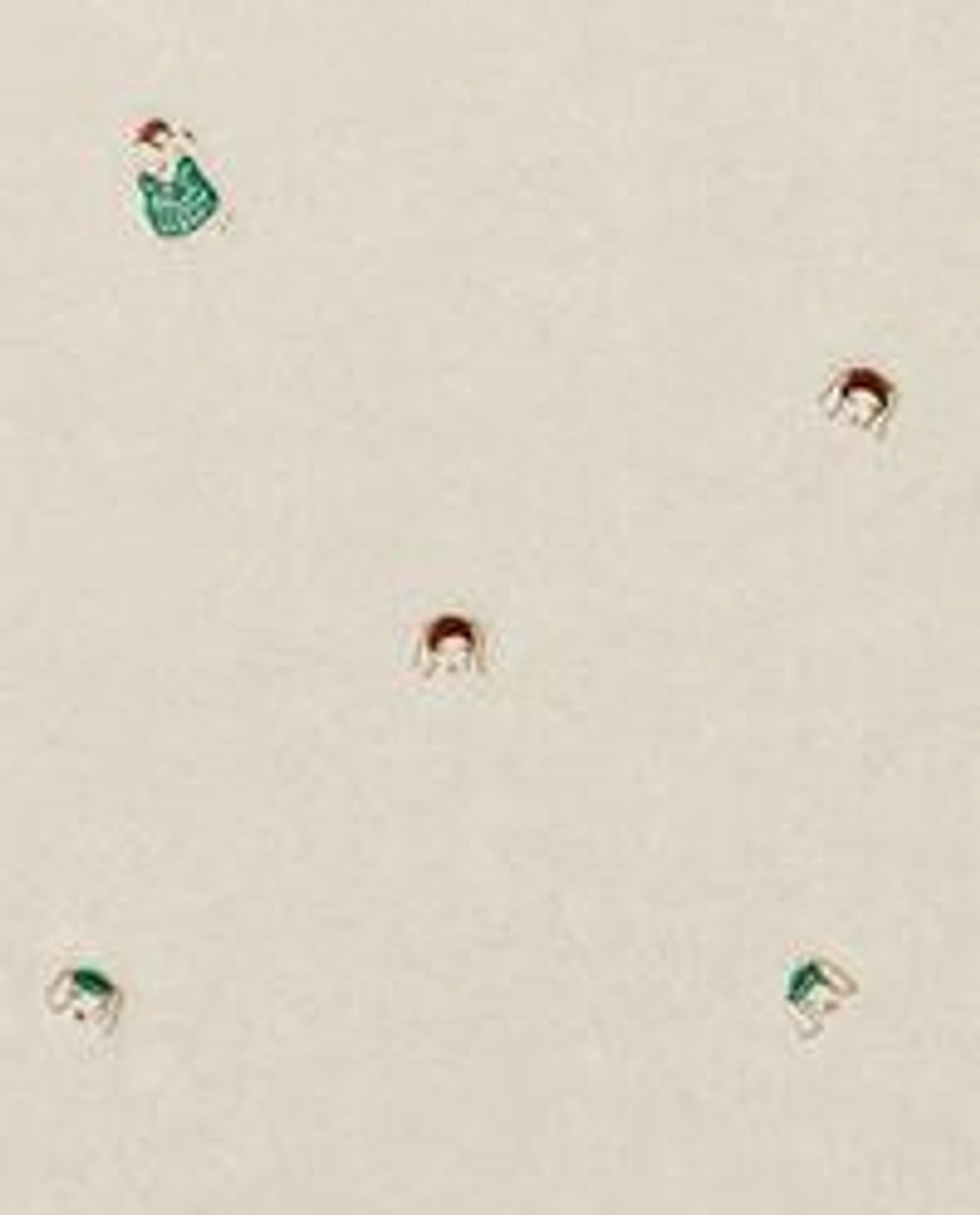 Zara Home плед детский из полиэстера, экрю, 90x120 см · 4601/004