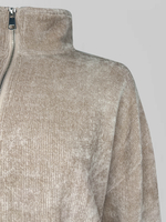 Спортивный костюм Yan Fashion 8083 вельветовый из кофты-полузамок и широкий брюк