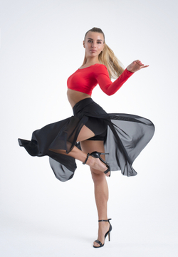 Skirt shorts Dolly Max Shadow, Black