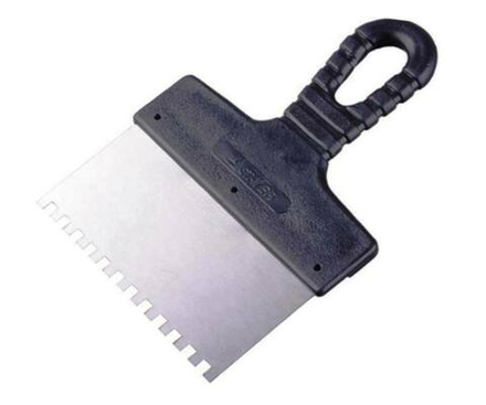 1007-18 Шпатель STAYER MASTER фасадный зубчатый стальной пластмассовая ручка 180мм