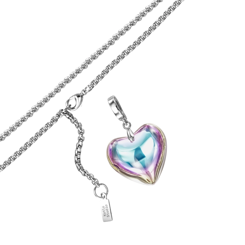 Колье Одинокое сердце (голографический)