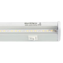 ULI-P18-18W-SPFB IP40 WHITE Светильник для растений светодиодный линейный. 560мм. выкл. на корпусе. Спектр для фотосинтеза. TM ФитоЛето