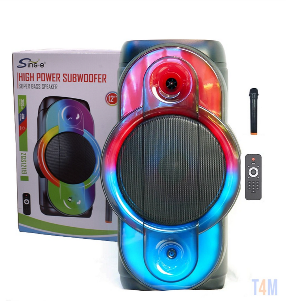 Напольная колонка Sing-e ZQS-12119 (12"40W/+беспр.мик.)