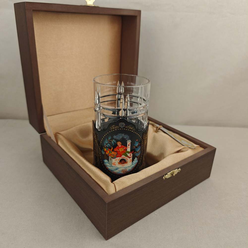 Чайный набор "По-щучьему веленью" (Ручная роспись Палех)