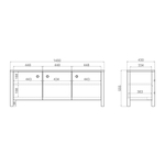 Тумба под ТВ BERGEN BG074