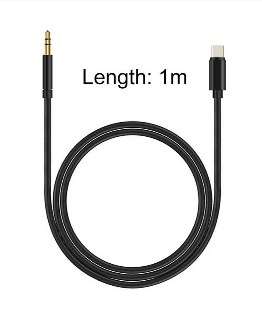 Переходник TYPE-C x AUX Jack 3.5мм. RoHS GL090-1 (1м.)