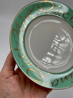 Тарелка зелёная 16,5см Nina Ricci by Sango