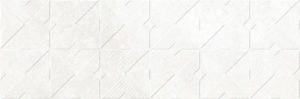 Настенная плитка ALMA Ceramica TWA11MAS024 Mars 60x20 белая матовая под геометрию