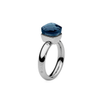 Кольцо Qudo Firenze dark blue 18.5 мм 611061/18.4 BL/S