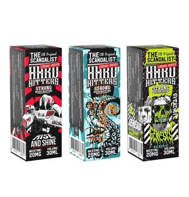 Жидкость The Scandalist Hardhitters Salt 2% STRONG