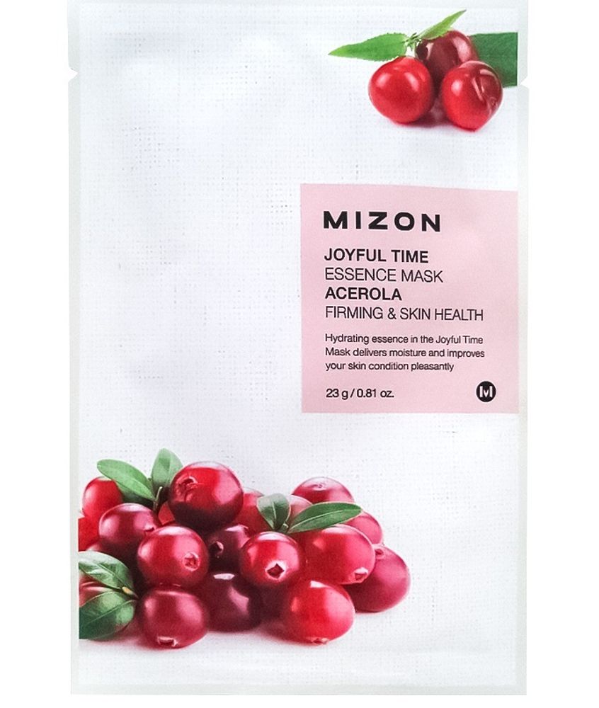 Mizon Joyful Time Essence Mask тканевая маска с экстрактом барбадосской вишни, 23 г