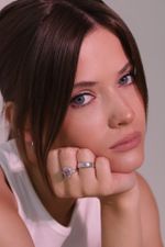 Кольцо Crystal Drop с аметистом