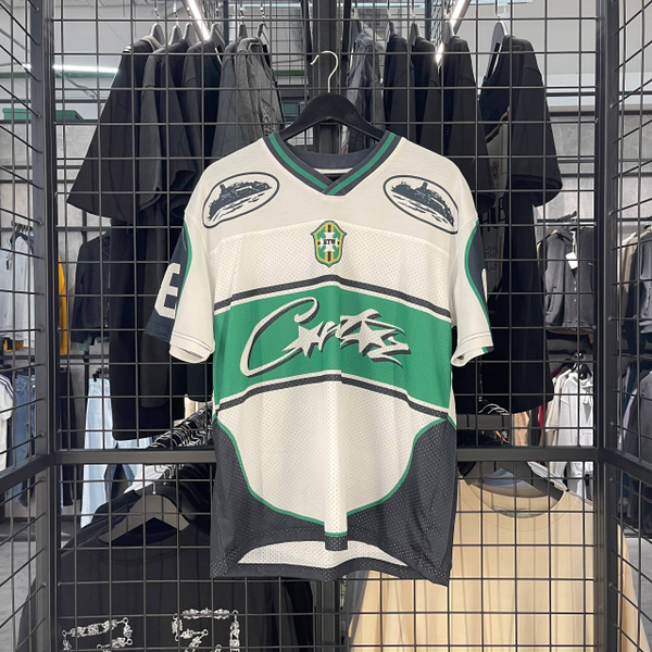 Футболка Corteiz Brazil 88 white/black/green