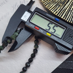 Камбаба, риолит, фантазийная огранка, многоугольник, р-р 5.5мм