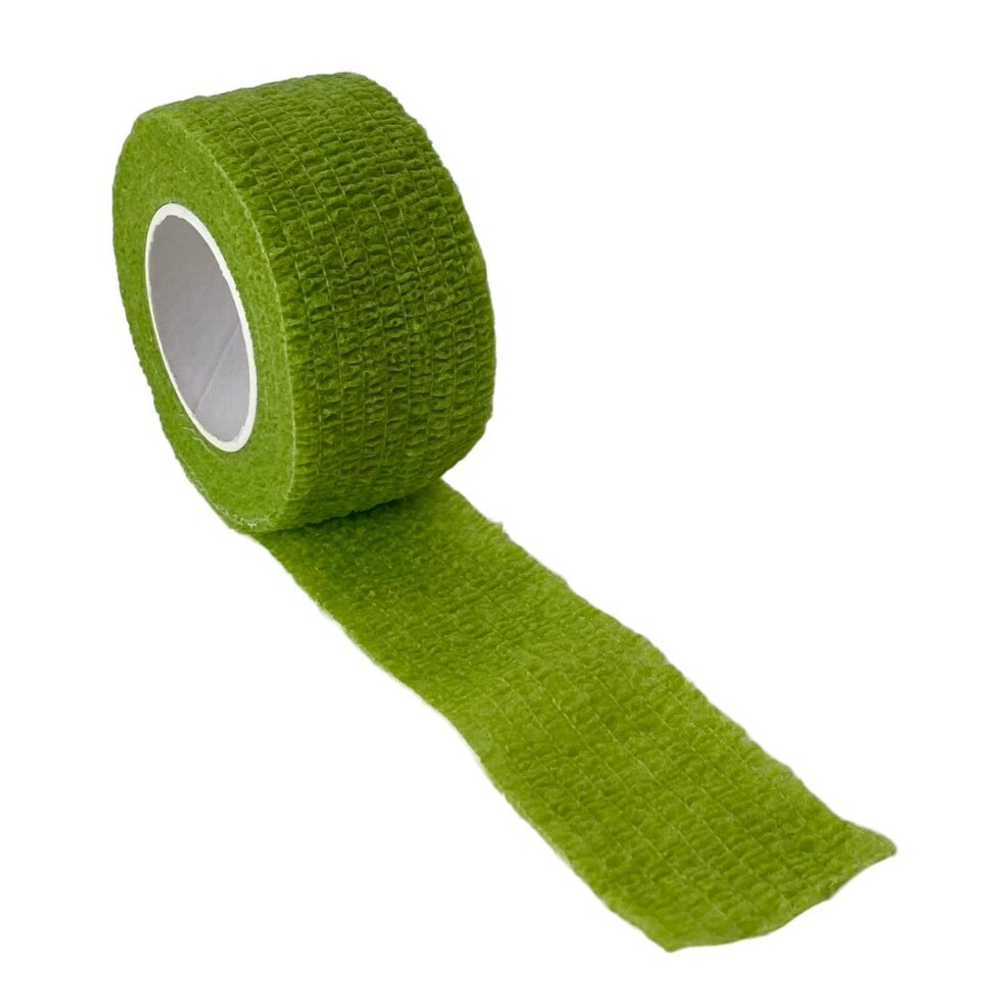 Эластичный бандаж (зеленый, 2,5 см x 4,5 м)