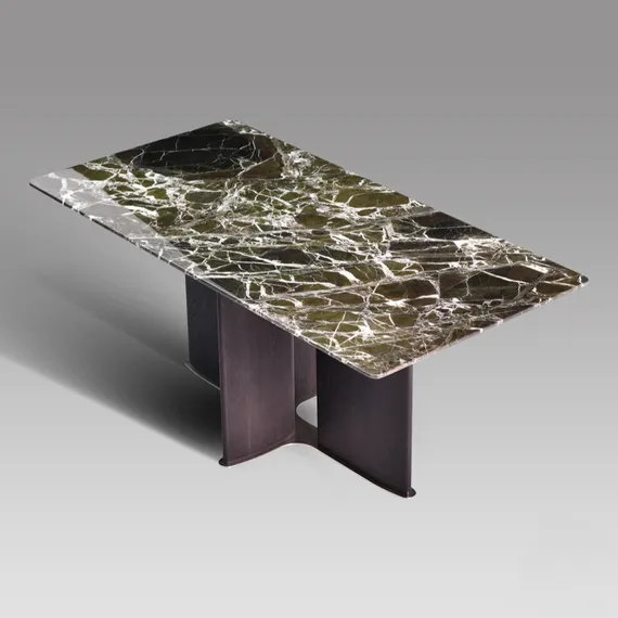 Стол с мраморной столешницей MARVIN