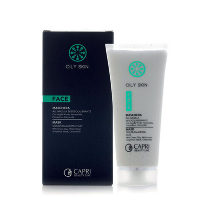 Маска, регулирующая уровень жирности c зеленой глиной, OILY SKIN