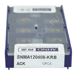 Пластина твердосплавная ISO SNMA120408-KRB ACK20E AHNO по чугуну, получистовая