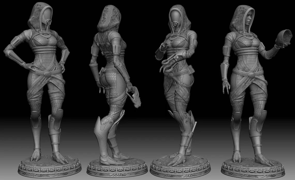 Фигурка Тали’Зора масс эффект Tali Zorah Mass Effect