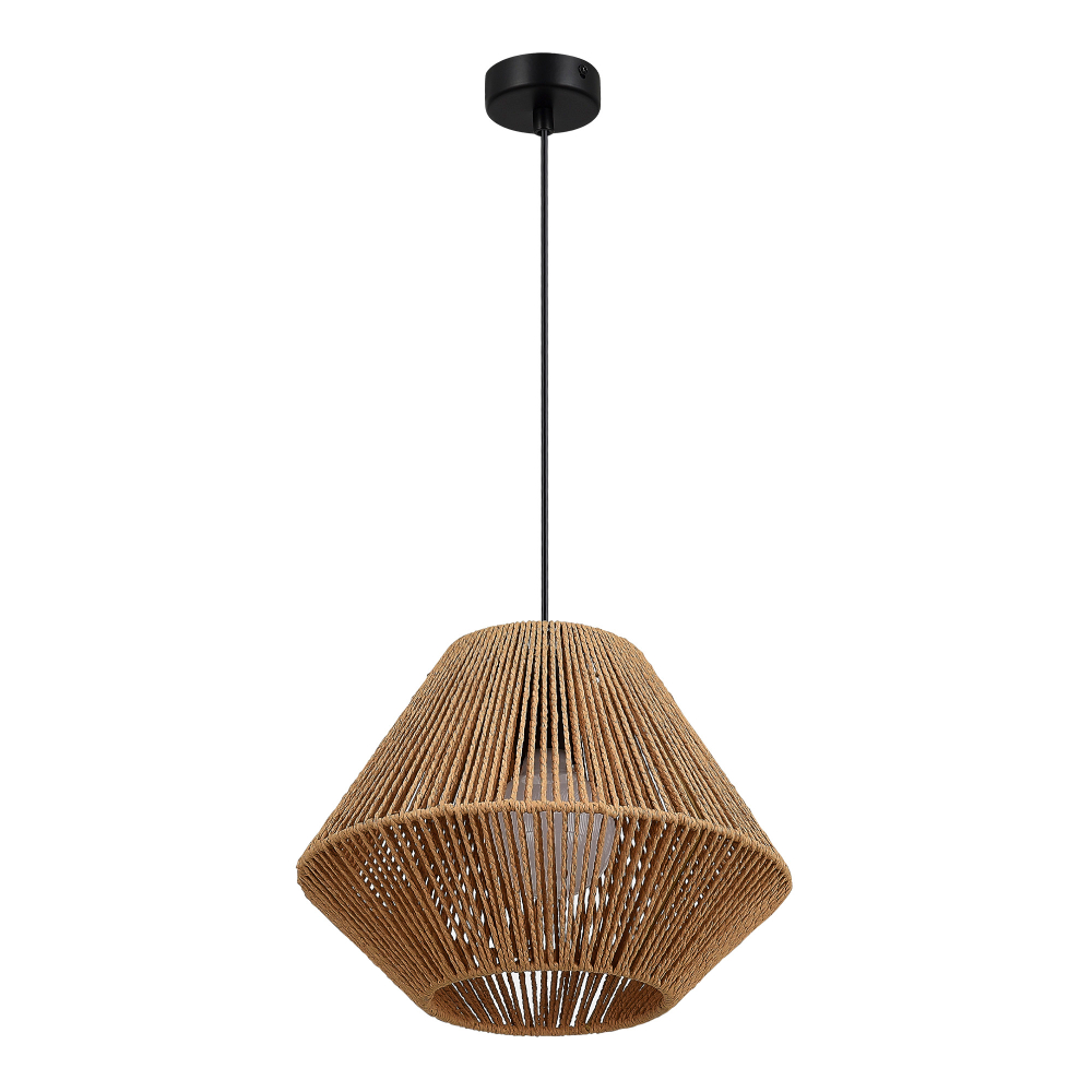 SLE6025-603-01 Светильник подвесной бежевый/черный E27 1*40W ETTAN