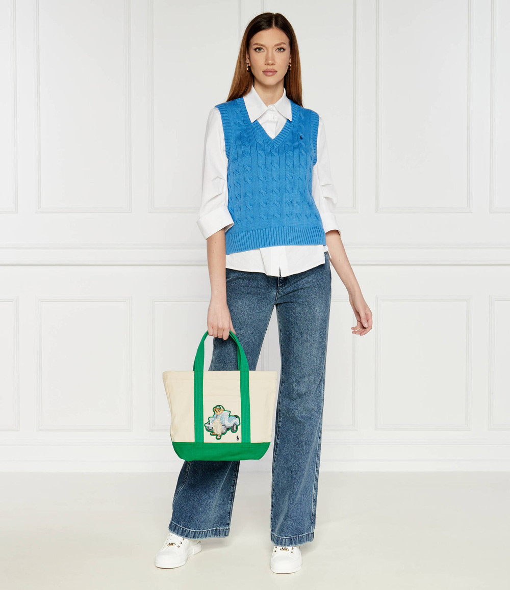 Сумка-шопер POLO RALPH LAUREN - бежевый(428937664)